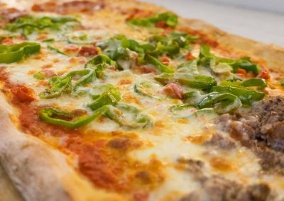 Recomendación Batticuore Pizza enorme de 1metro de longitud